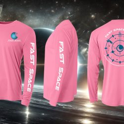 Pink Long Sleeve with Blue Logo (Mens)