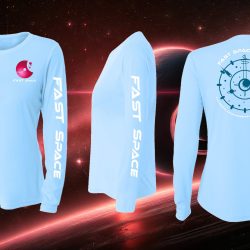 Light Blue Long Sleeve with Red Logo (Womens)