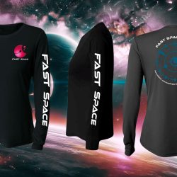 Black Long Sleeve with Red Logo (Womens)