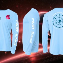Light Blue Long Sleeve with Red Logo (Mens)