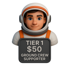Tier 1 — $50: Ground Crew Supporter