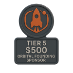 Tier 5: $500 — Orbital Founding Sponsor