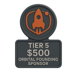 Tier 5: $500 — Orbital Founding Sponsor